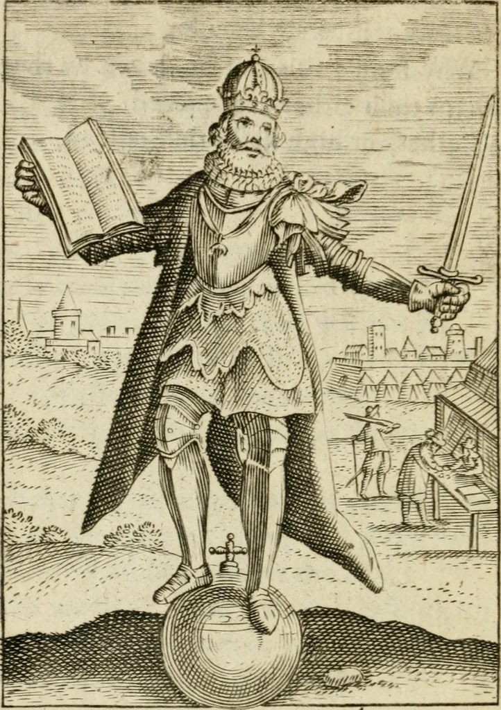 An illustration from Choice emblems, divine and moral, antient and modern, or, Delights for the ingenious, in above fifty select emblems , curiously ingraven upon copper-plates : with fifty pleasant poems and lots, by way of lottery, for illustrating each emblem to promote instruction and good counsel by diverting recreation, 1732, leaf 147