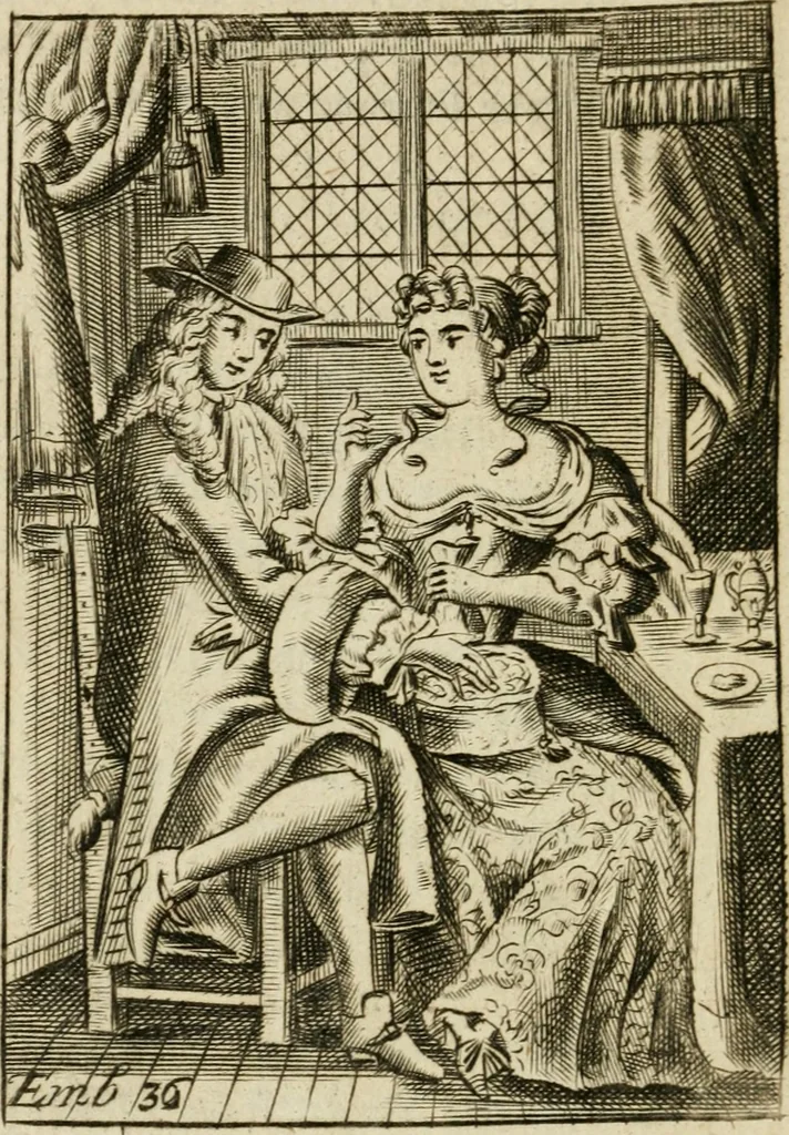 An illustration from Choice emblems, divine and moral, antient and modern, or, Delights for the ingenious, in above fifty select emblems , curiously ingraven upon copper-plates : with fifty pleasant poems and lots, by way of lottery, for illustrating each emblem to promote instruction and good counsel by diverting recreation, 1732, leaf 167