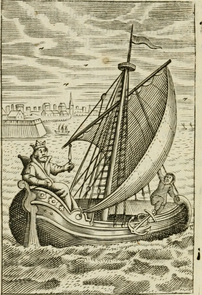An illustration from Choice emblems, divine and moral, antient and modern, or, Delights for the ingenious, in above fifty select emblems , curiously ingraven upon copper-plates : with fifty pleasant poems and lots, by way of lottery, for illustrating each emblem to promote instruction and good counsel by diverting recreation, 1732, leaf 203