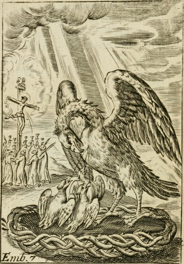 An illustration from Choice emblems, divine and moral, antient and modern, or, Delights for the ingenious, in above fifty select emblems , curiously ingraven upon copper-plates : with fifty pleasant poems and lots, by way of lottery, for illustrating each emblem to promote instruction and good counsel by diverting recreation, 1732, leaf 51