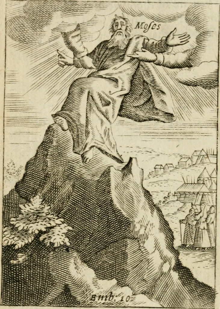 An illustration from Choice emblems, divine and moral, antient and modern, or, Delights for the ingenious, in above fifty select emblems , curiously ingraven upon copper-plates : with fifty pleasant poems and lots, by way of lottery, for illustrating each emblem to promote instruction and good counsel by diverting recreation, 1732, leaf 63