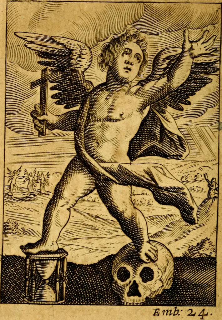 An illustration from Choice emblems, divine and moral, antient and modern; or, Delights for the ingenious, in above fifty select emblems .., 1732, leaf 117