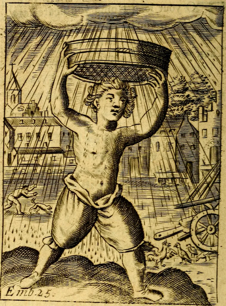 An illustration from Choice emblems, divine and moral, antient and modern; or, Delights for the ingenious, in above fifty select emblems .., 1732, leaf 121