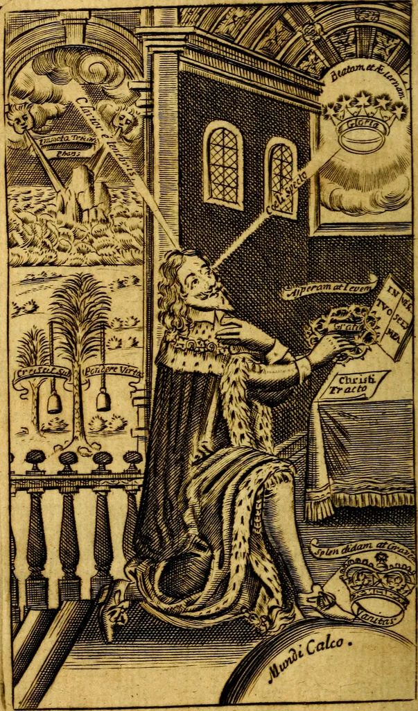An illustration from Choice emblems, divine and moral, antient and modern; or, Delights for the ingenious, in above fifty select emblems .., 1732, leaf 13