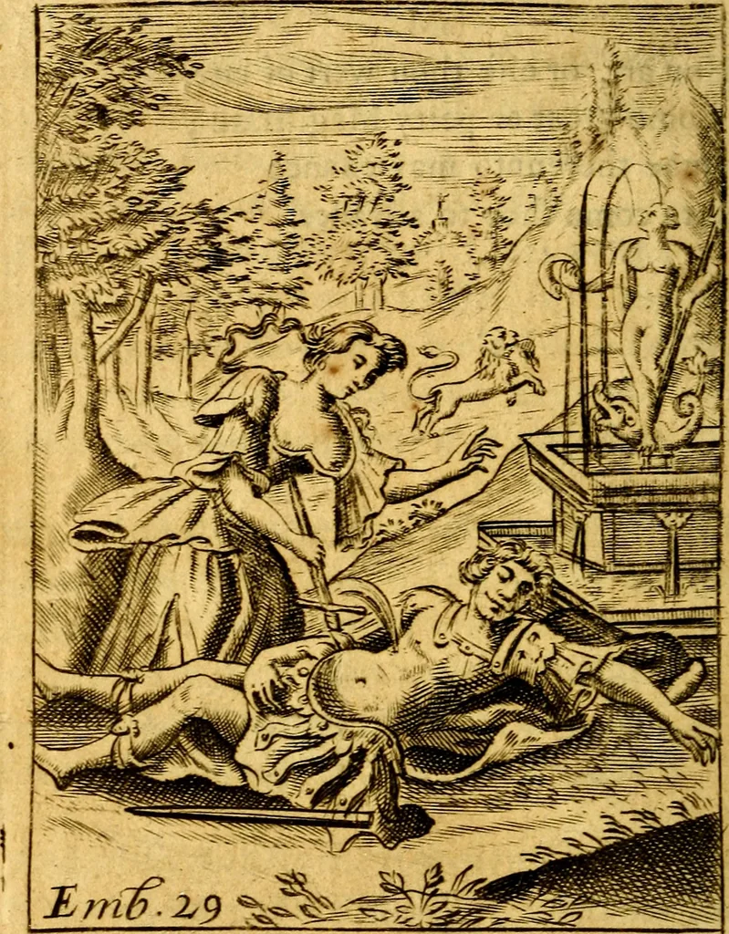An illustration from Choice emblems, divine and moral, antient and modern; or, Delights for the ingenious, in above fifty select emblems .., 1732, leaf 137