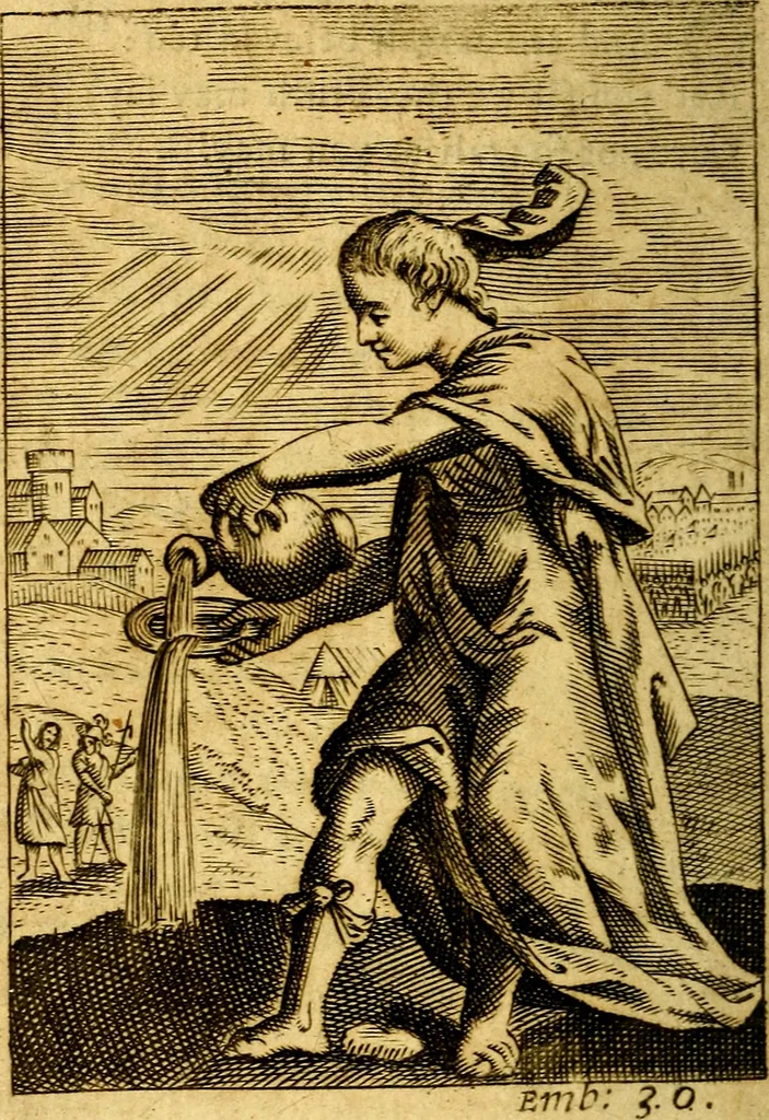 An illustration from Choice emblems, divine and moral, antient and modern; or, Delights for the ingenious, in above fifty select emblems .., 1732, leaf 141