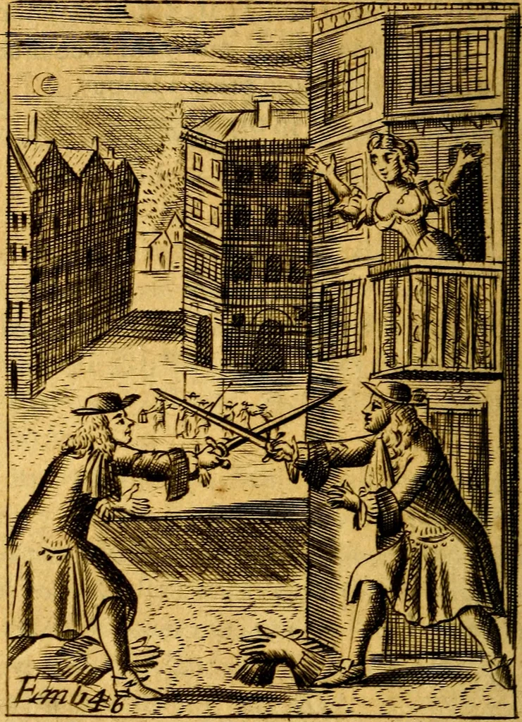 An illustration from Choice emblems, divine and moral, antient and modern; or, Delights for the ingenious, in above fifty select emblems .., 1732, leaf 205
