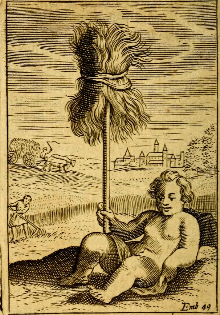 An illustration from Choice emblems, divine and moral, antient and modern; or, Delights for the ingenious, in above fifty select emblems .., 1732, leaf 217