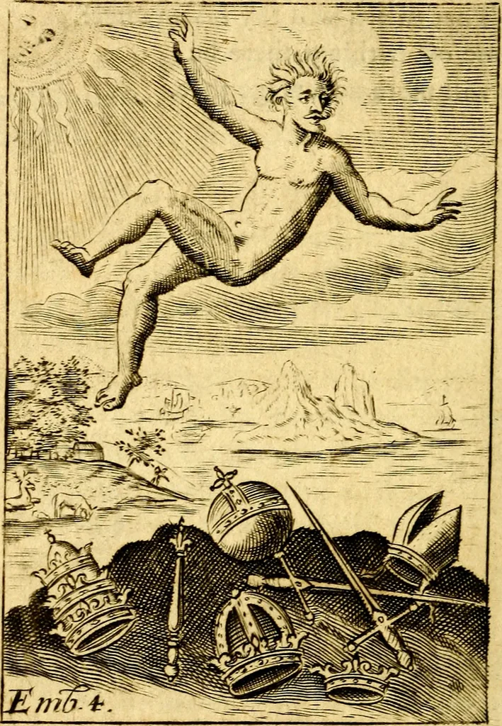 An illustration from Choice emblems, divine and moral, antient and modern; or, Delights for the ingenious, in above fifty select emblems .., 1732, leaf 37