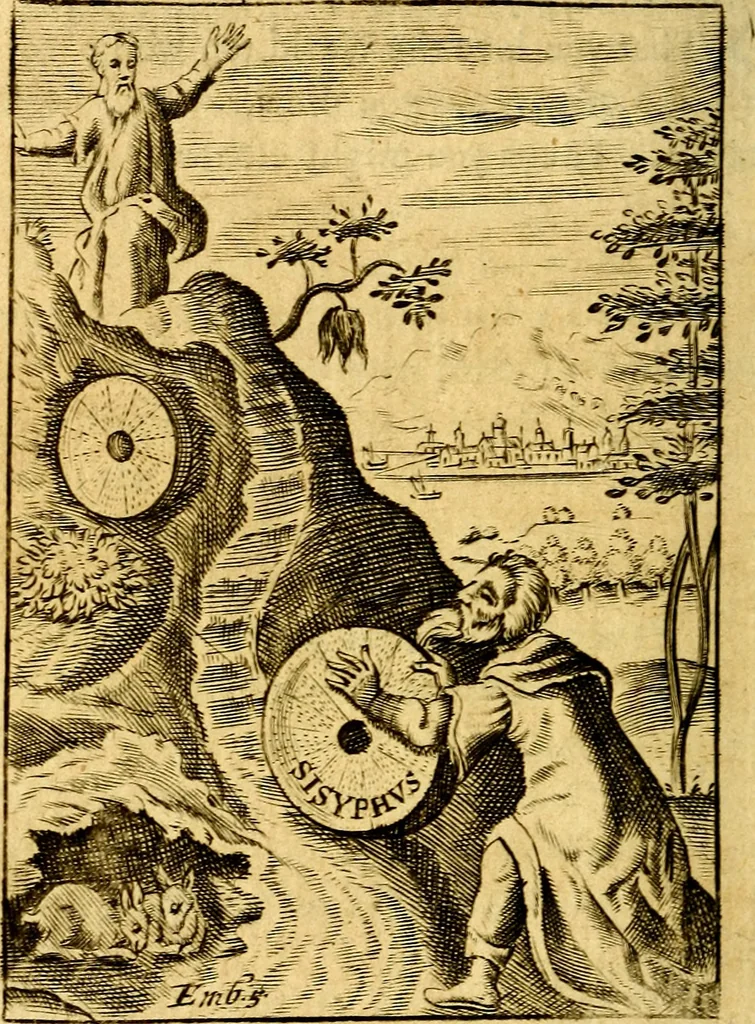 An illustration from Choice emblems, divine and moral, antient and modern; or, Delights for the ingenious, in above fifty select emblems .., 1732, leaf 41