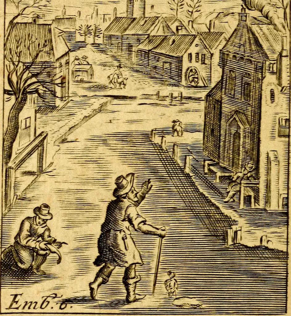 An illustration from Choice emblems, divine and moral, antient and modern; or, Delights for the ingenious, in above fifty select emblems .., 1732, leaf 45