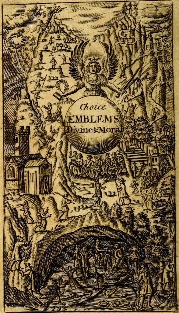 An illustration from Choice emblems, divine and moral, antient and modern; or, Delights for the ingenious, in above fifty select emblems .., 1732, leaf 7