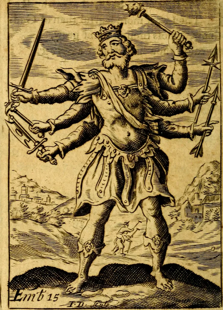 An illustration from Choice emblems, divine and moral, antient and modern; or, Delights for the ingenious, in above fifty select emblems .., 1732, leaf 81