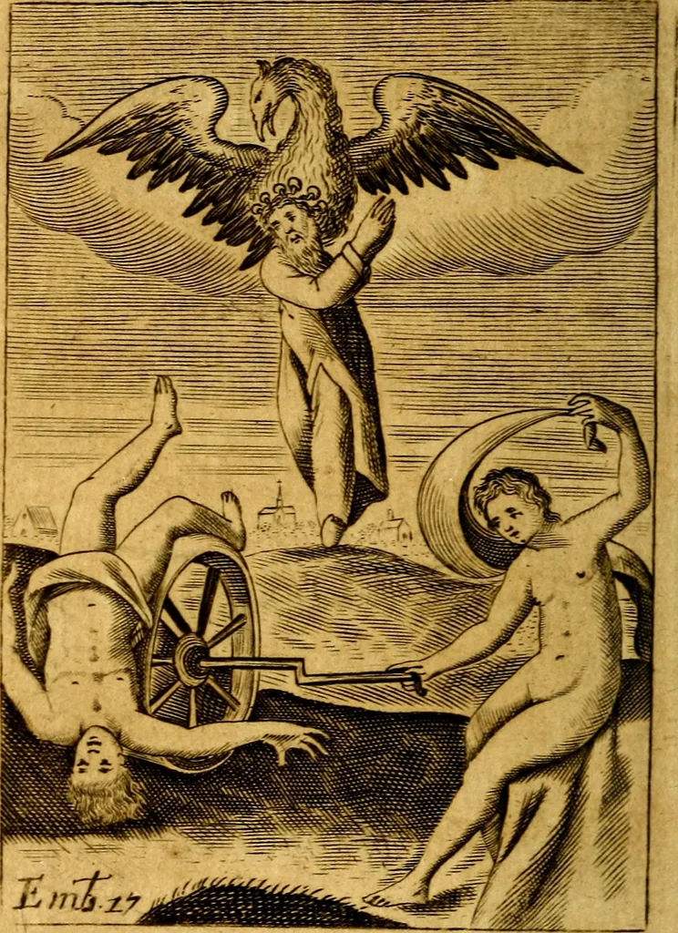 An illustration from Choice emblems, divine and moral, antient and modern; or, Delights for the ingenious, in above fifty select emblems .., 1732, leaf 89