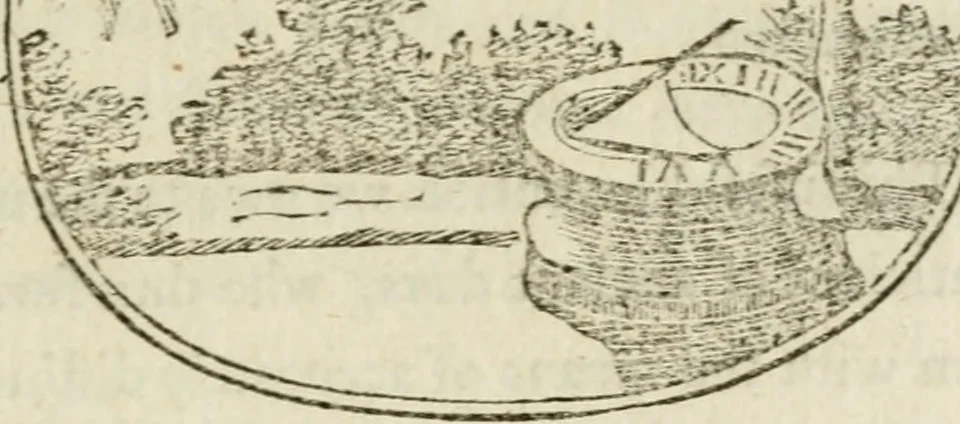 An illustration from Choice emblems : natural, historical, fabulous, moral and divine, for the improvement and pastime of youth : ornamented with near fifty handsome allegorical engravings, designed on purpose for this work : with pleasing and familiar descriptions to each, in prose and verse, serving to display the beauties and morals of the ancient fabulists : the whole calculated to convey the golden lessons of instruction under a new and more delightful dress : written for the amusement of the right honorable Lord Newbattle, 1772, leaf 62