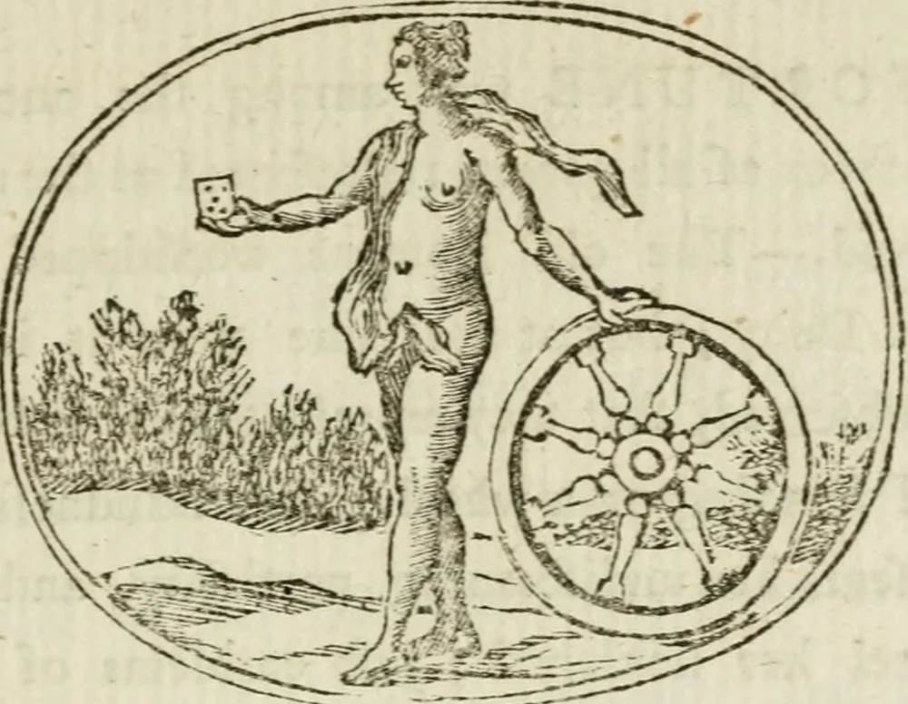 An illustration from Choice emblems : natural, historical, fabulous, moral and divine, for the improvement and pastime of youth : ornamented with near fifty handsome allegorical engravings, designed on purpose for this work : with pleasing and familiar descriptions to each, in prose and verse, serving to display the beauties and morals of the ancient fabulists : the whole calculated to convey the golden lessons of instruction under a new and more delightful dress : written for the amusement of the right honorable Lord Newbattle, 1772, leaf 74