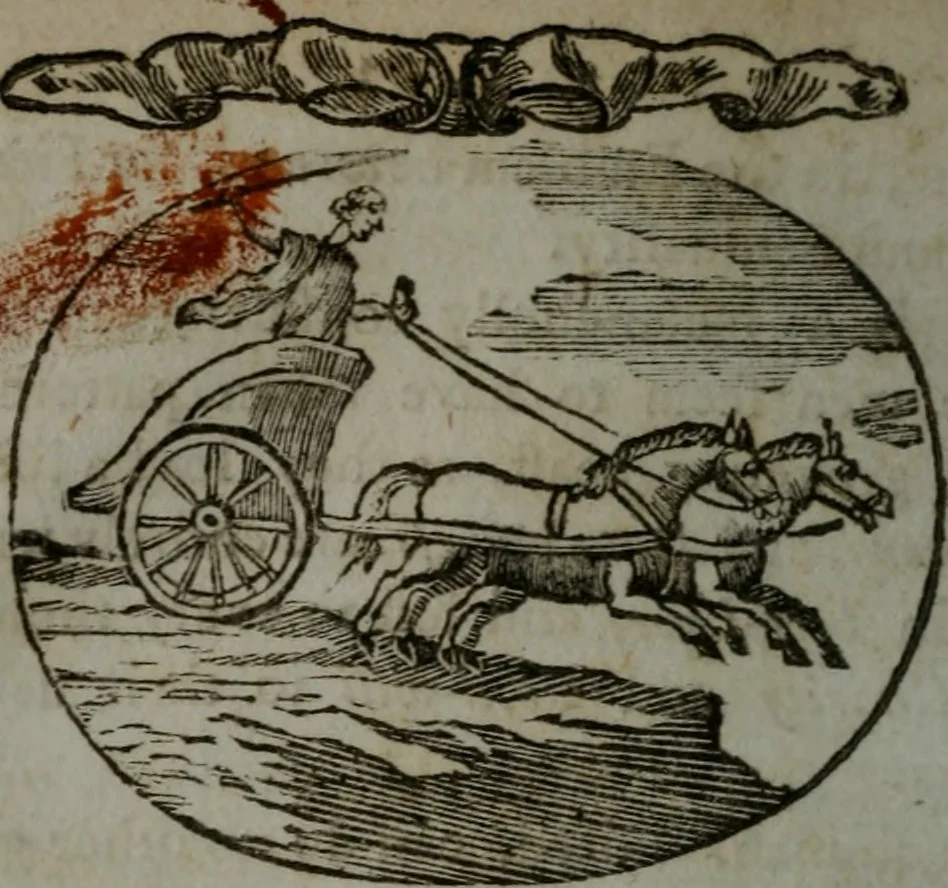 An illustration from Choice emblems, natural, historical, fabulous, moral, and divine : for the improvement and pastime of youth : displaying the beauties and morals of the ancient fabulists, the whole calculated to convey the golden lessons of instruction under a new and more delightful dress : written for the amusement of a young nobleman, 1793, leaf 121