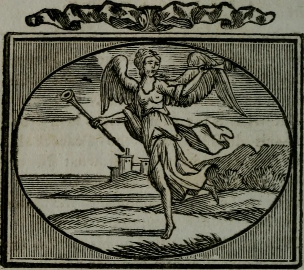 An illustration from Choice emblems, natural, historical, fabulous, moral, and divine : for the improvement and pastime of youth : displaying the beauties and morals of the ancient fabulists, the whole calculated to convey the golden lessons of instruction under a new and more delightful dress : written for the amusement of a young nobleman, 1793, leaf 149