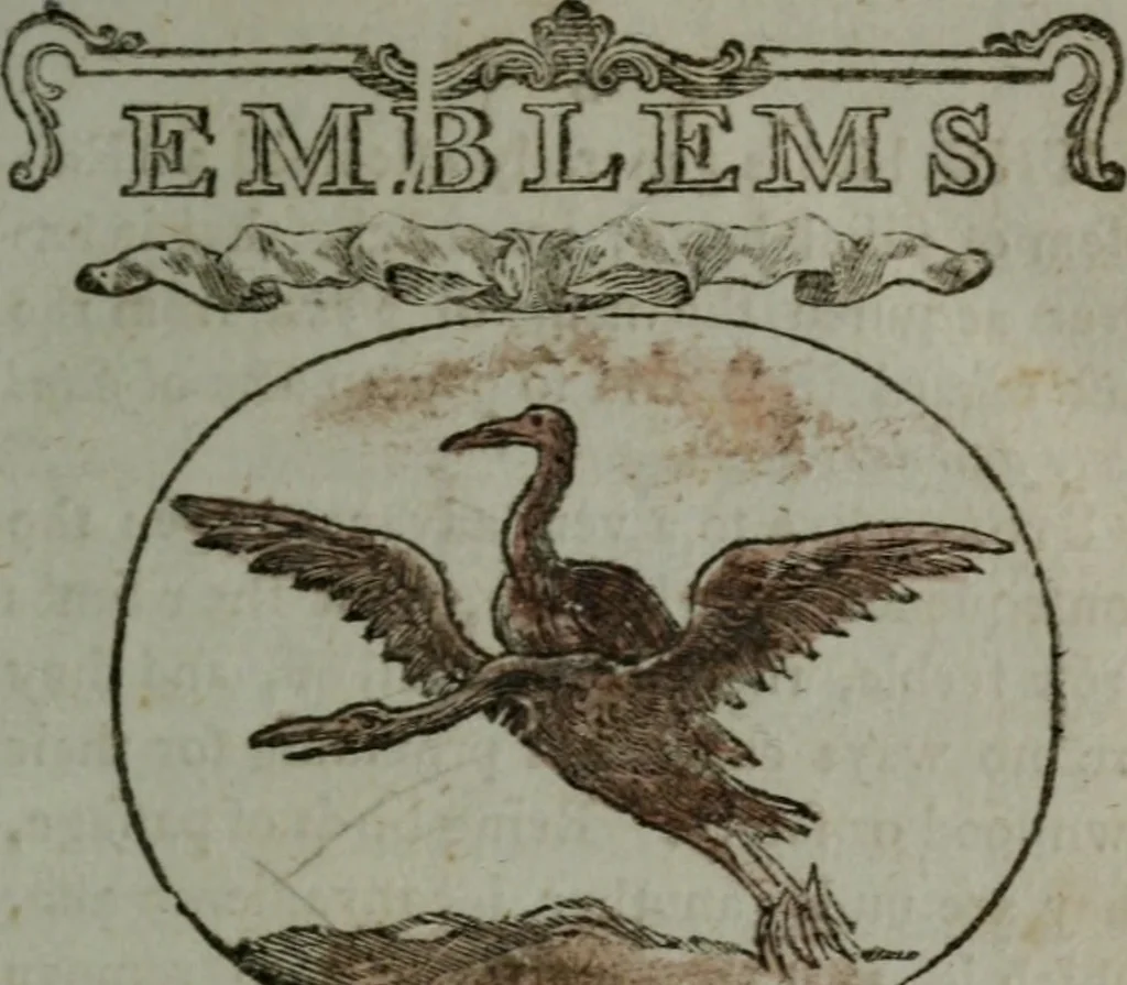 An illustration from Choice emblems, natural, historical, fabulous, moral, and divine : for the improvement and pastime of youth : displaying the beauties and morals of the ancient fabulists, the whole calculated to convey the golden lessons of instruction under a new and more delightful dress : written for the amusement of a young nobleman, 1793, leaf 28