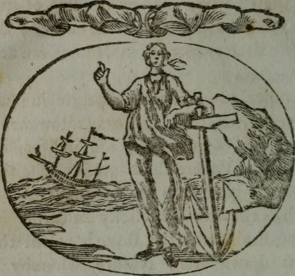 An illustration from Choice emblems, natural, historical, fabulous, moral, and divine : for the improvement and pastime of youth : displaying the beauties and morals of the ancient fabulists, the whole calculated to convey the golden lessons of instruction under a new and more delightful dress : written for the amusement of a young nobleman, 1793, leaf 49