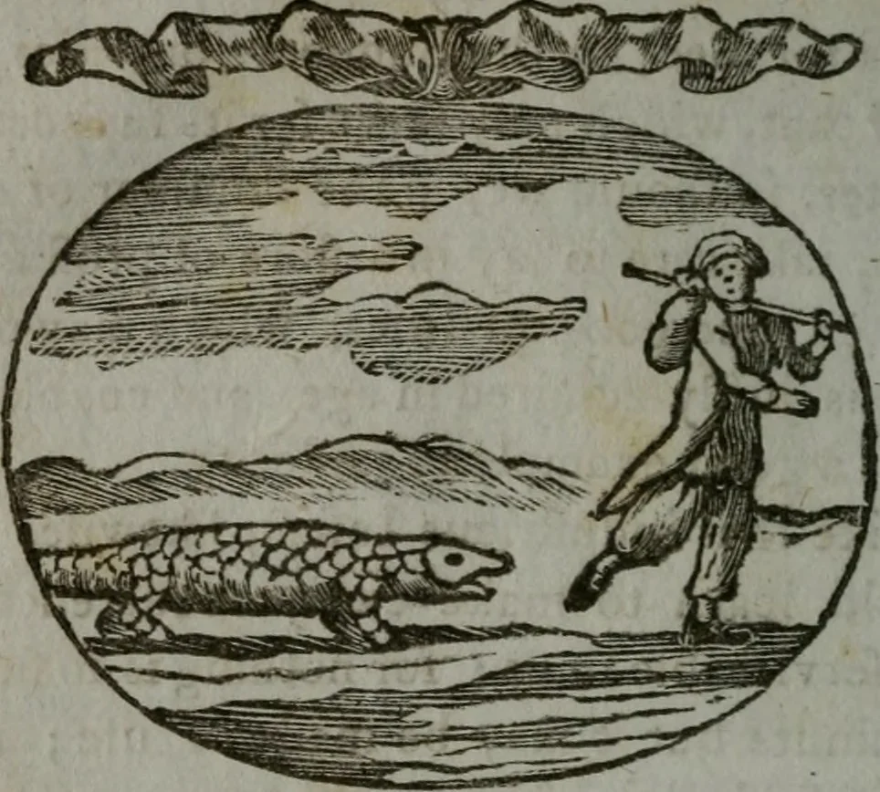 An illustration from Choice emblems, natural, historical, fabulous, moral, and divine : for the improvement and pastime of youth : displaying the beauties and morals of the ancient fabulists, the whole calculated to convey the golden lessons of instruction under a new and more delightful dress : written for the amusement of a young nobleman, 1793, leaf 77