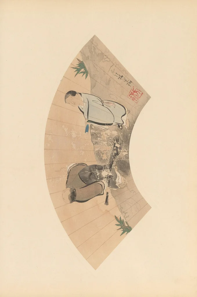 An illustration from Choice masterpieces of Korin and Kenzan, 1906, leaf 45