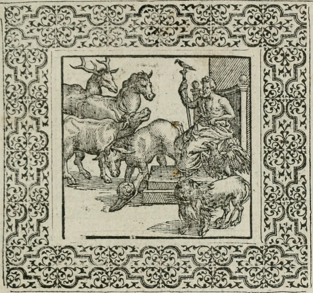 An illustration from A Choice of Emblemes, and other devises : For the moste parte gathered out of sundrie writers, Englished and Moralized. And divers newly devised, 1586, leaf 100