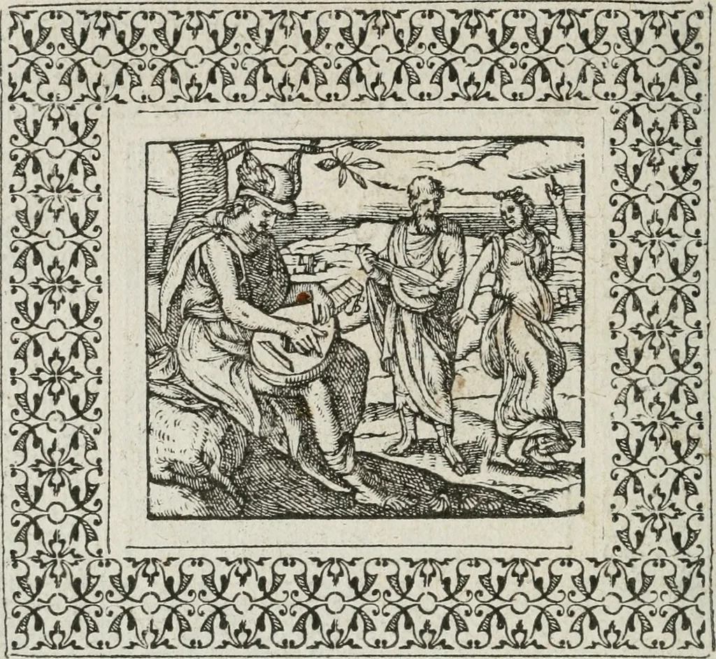 An illustration from A Choice of Emblemes, and other devises : For the moste parte gathered out of sundrie writers, Englished and Moralized. And divers newly devised, 1586, leaf 101