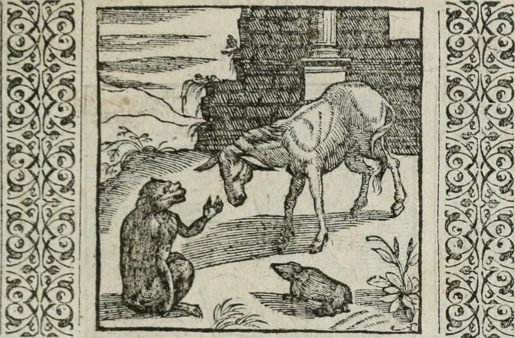 An illustration from A Choice of Emblemes, and other devises : For the moste parte gathered out of sundrie writers, Englished and Moralized. And divers newly devised, 1586, leaf 102