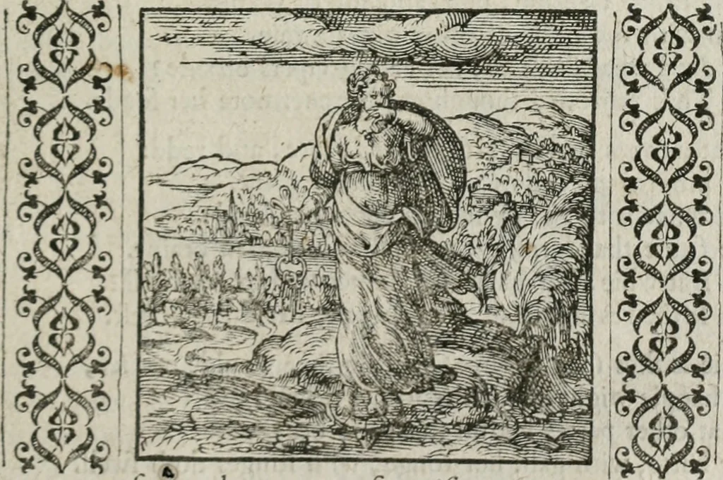 An illustration from A Choice of Emblemes, and other devises : For the moste parte gathered out of sundrie writers, Englished and Moralized. And divers newly devised, 1586, leaf 102