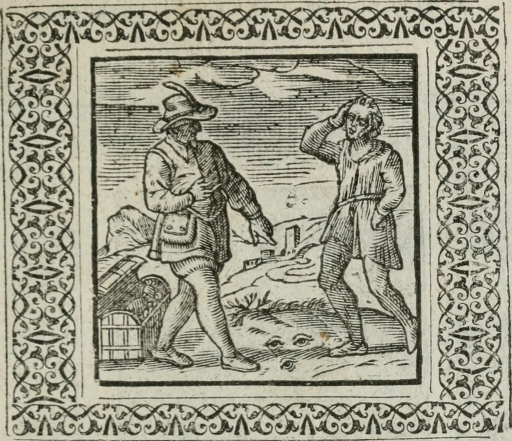 An illustration from A Choice of Emblemes, and other devises : For the moste parte gathered out of sundrie writers, Englished and Moralized. And divers newly devised, 1586, leaf 104