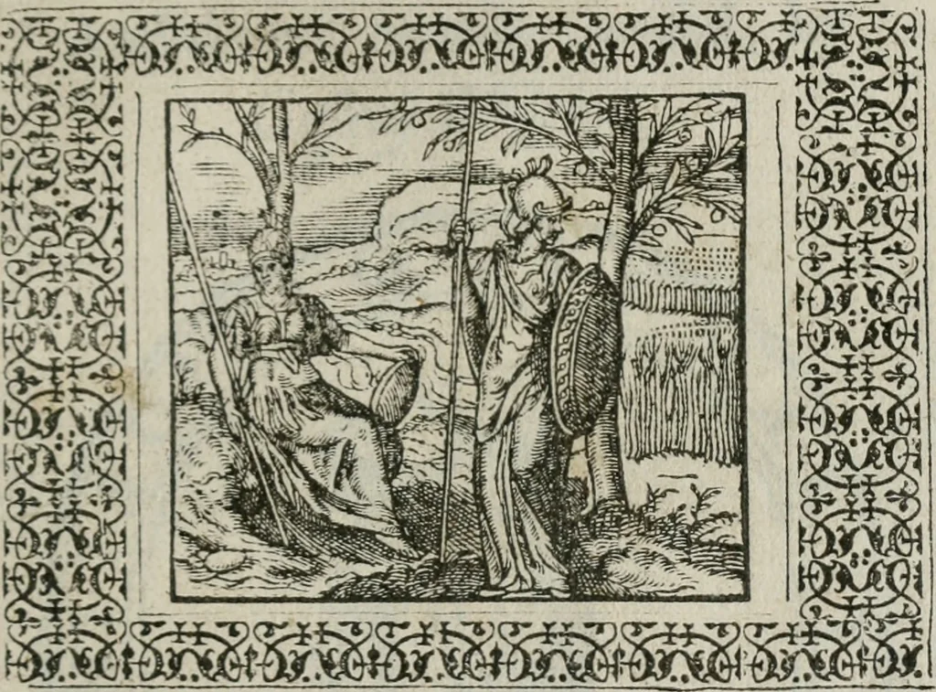 An illustration from A Choice of Emblemes, and other devises : For the moste parte gathered out of sundrie writers, Englished and Moralized. And divers newly devised, 1586, leaf 112