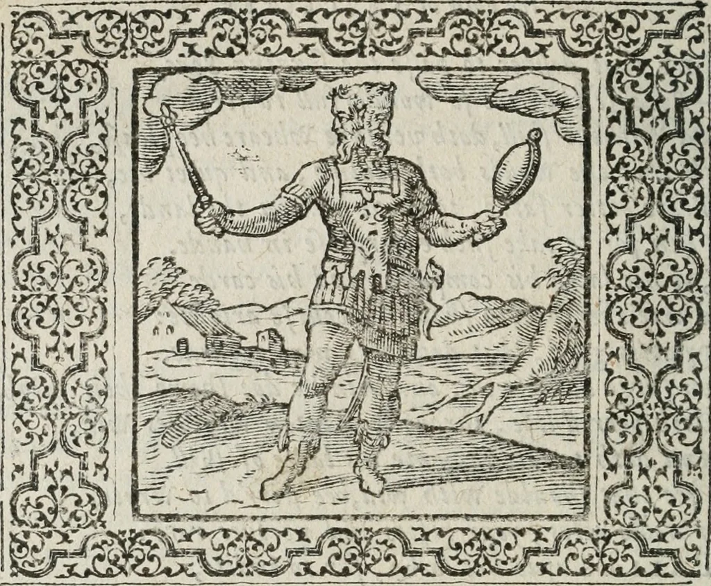 An illustration from A Choice of Emblemes, and other devises : For the moste parte gathered out of sundrie writers, Englished and Moralized. And divers newly devised, 1586, leaf 117
