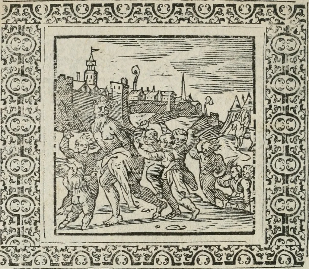 An illustration from A Choice of Emblemes, and other devises : For the moste parte gathered out of sundrie writers, Englished and Moralized. And divers newly devised, 1586, leaf 121