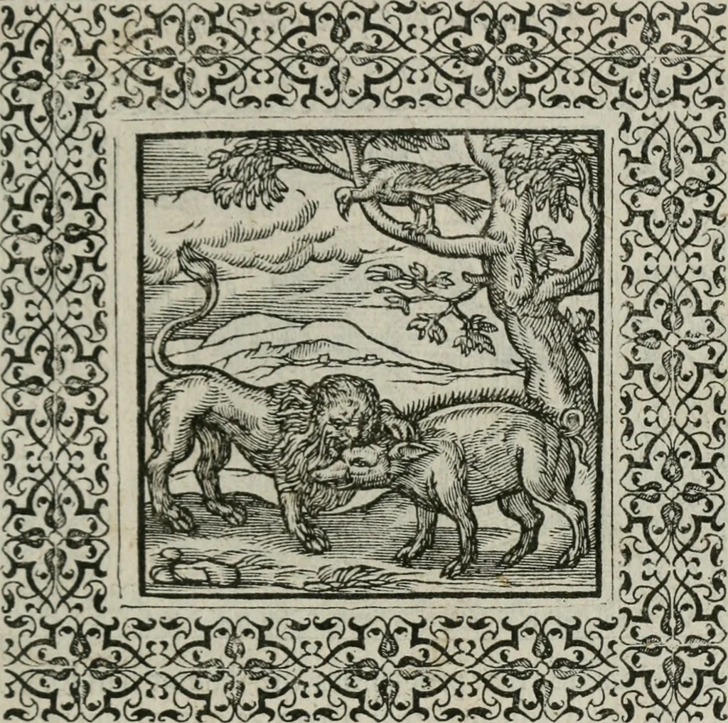 An illustration from A Choice of Emblemes, and other devises : For the moste parte gathered out of sundrie writers, Englished and Moralized. And divers newly devised, 1586, leaf 128