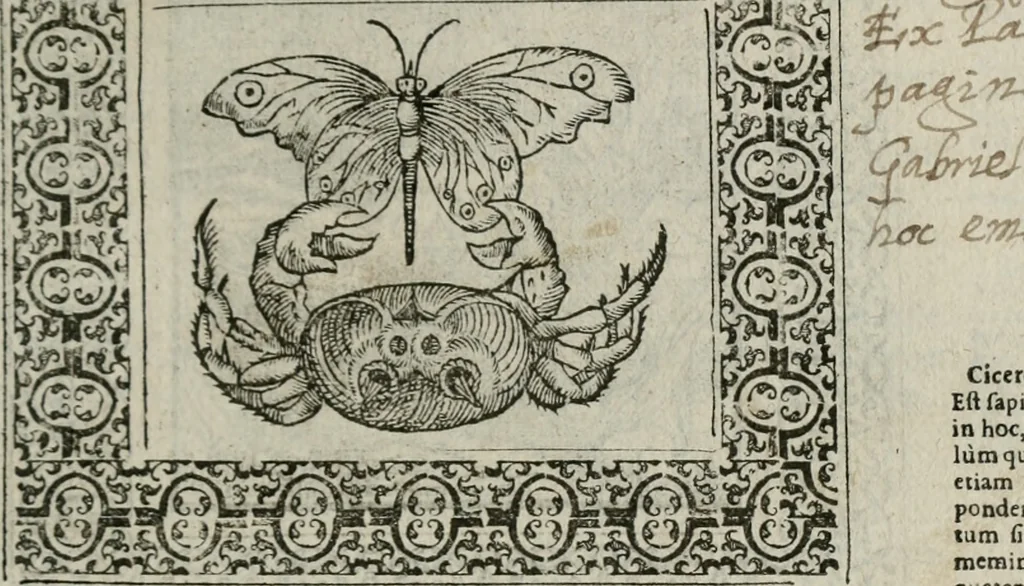 An illustration from A Choice of Emblemes, and other devises : For the moste parte gathered out of sundrie writers, Englished and Moralized. And divers newly devised, 1586, leaf 130