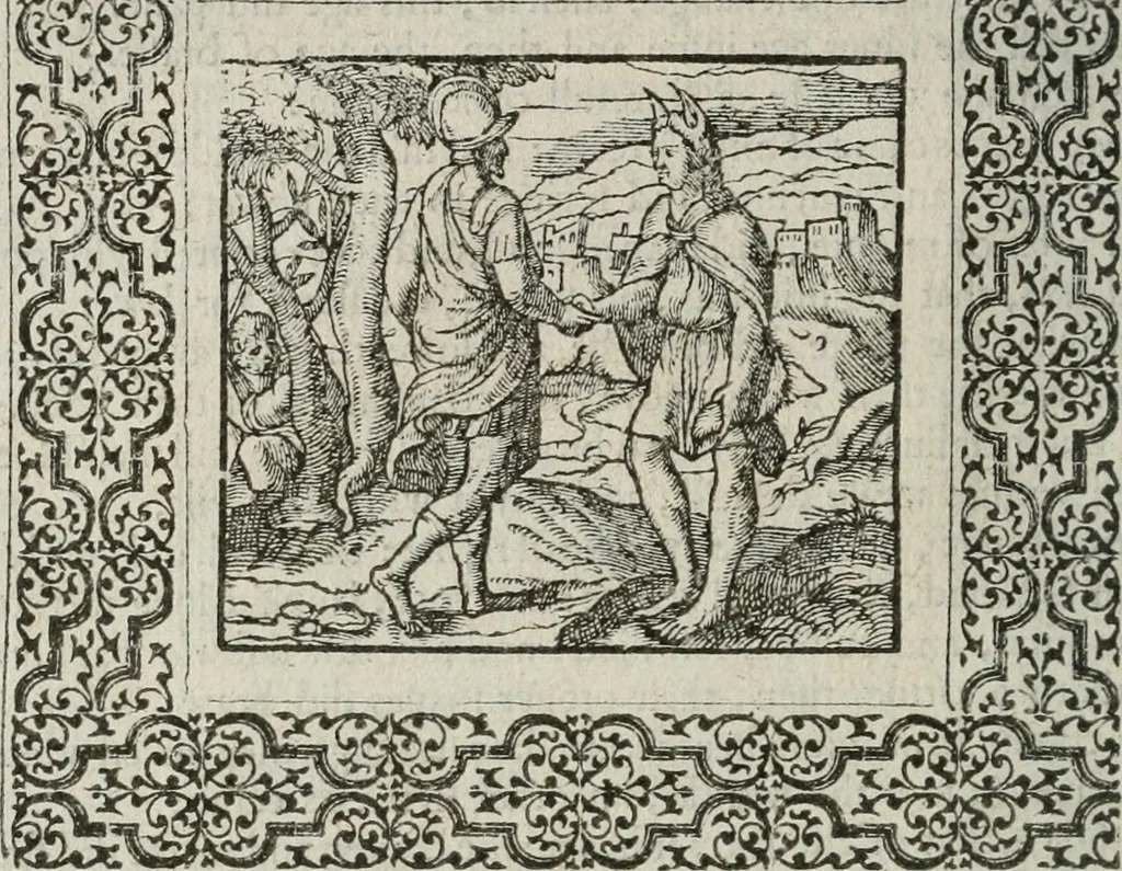 An illustration from A Choice of Emblemes, and other devises : For the moste parte gathered out of sundrie writers, Englished and Moralized. And divers newly devised, 1586, leaf 133