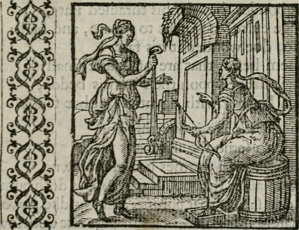 An illustration from A Choice of Emblemes, and other devises : For the moste parte gathered out of sundrie writers, Englished and Moralized. And divers newly devised, 1586, leaf 148