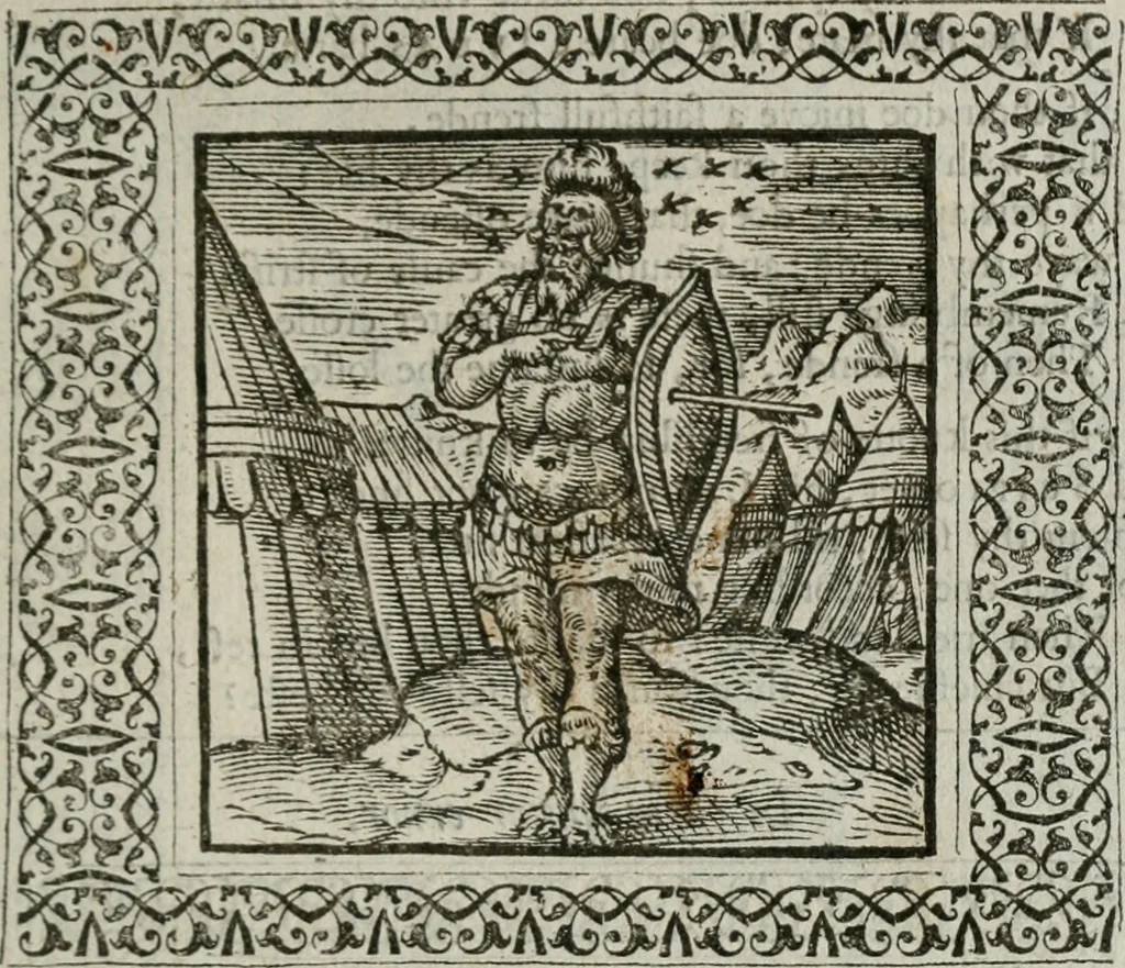 An illustration from A Choice of Emblemes, and other devises : For the moste parte gathered out of sundrie writers, Englished and Moralized. And divers newly devised, 1586, leaf 150