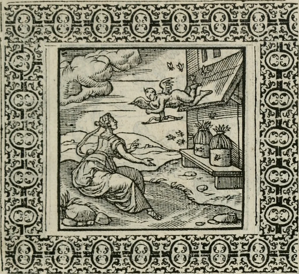 An illustration from A Choice of Emblemes, and other devises : For the moste parte gathered out of sundrie writers, Englished and Moralized. And divers newly devised, 1586, leaf 156