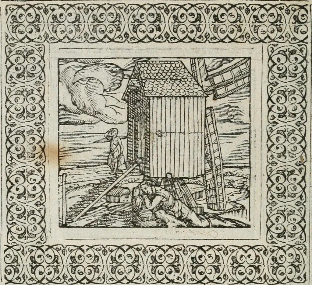 An illustration from A Choice of Emblemes, and other devises : For the moste parte gathered out of sundrie writers, Englished and Moralized. And divers newly devised, 1586, leaf 39