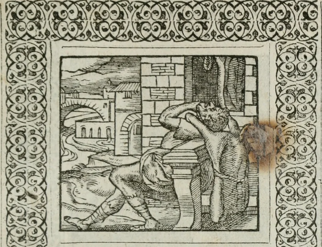 An illustration from A Choice of Emblemes, and other devises : For the moste parte gathered out of sundrie writers, Englished and Moralized. And divers newly devised, 1586, leaf 50