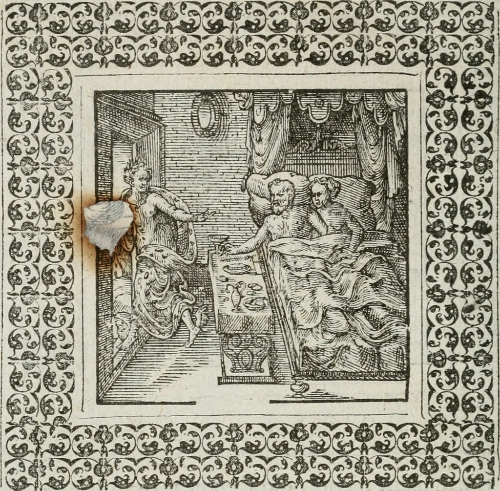 An illustration from A Choice of Emblemes, and other devises : For the moste parte gathered out of sundrie writers, Englished and Moralized. And divers newly devised, 1586, leaf 51