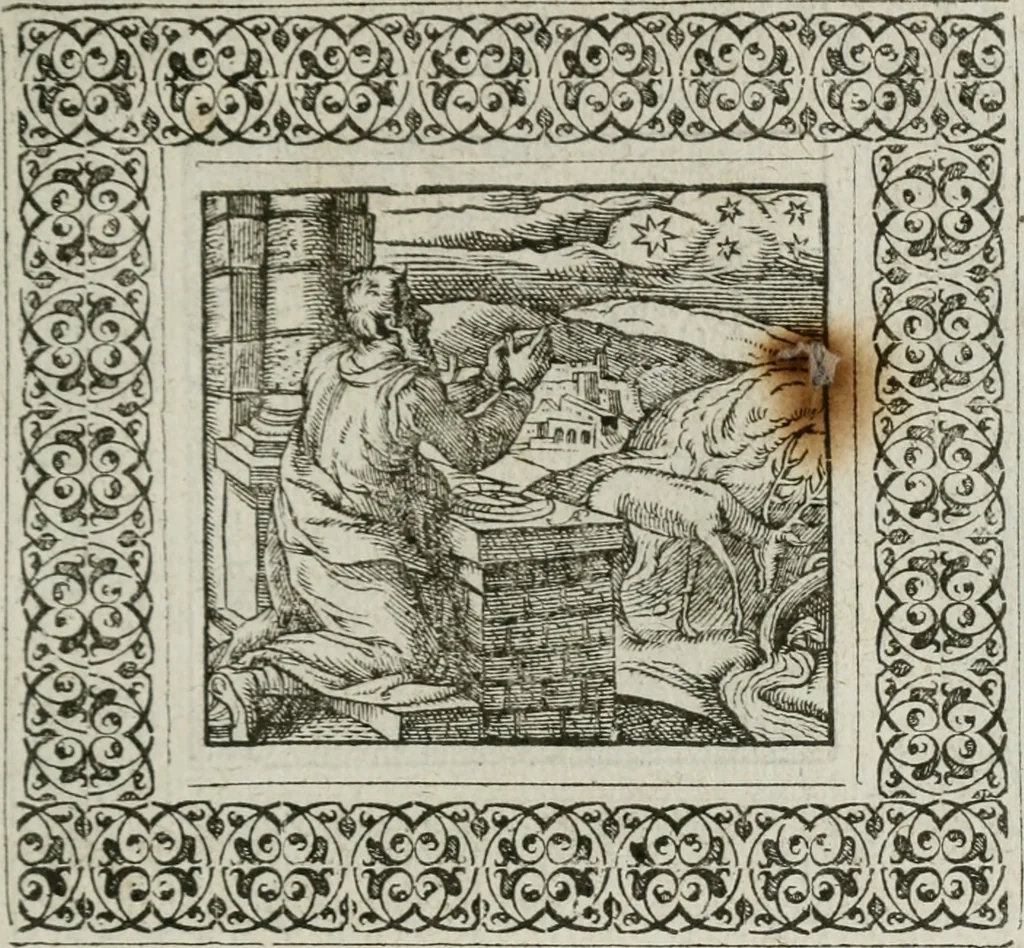 An illustration from A Choice of Emblemes, and other devises : For the moste parte gathered out of sundrie writers, Englished and Moralized. And divers newly devised, 1586, leaf 52