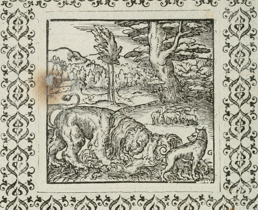 An illustration from A Choice of Emblemes, and other devises : For the moste parte gathered out of sundrie writers, Englished and Moralized. And divers newly devised, 1586, leaf 53
