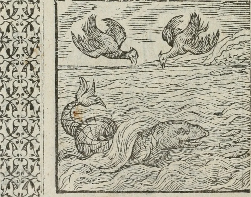 An illustration from A Choice of Emblemes, and other devises : For the moste parte gathered out of sundrie writers, Englished and Moralized. And divers newly devised, 1586, leaf 61