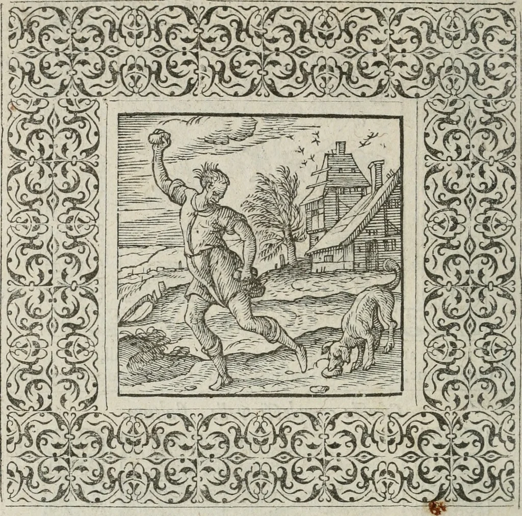 An illustration from A Choice of Emblemes, and other devises : For the moste parte gathered out of sundrie writers, Englished and Moralized. And divers newly devised, 1586, leaf 65
