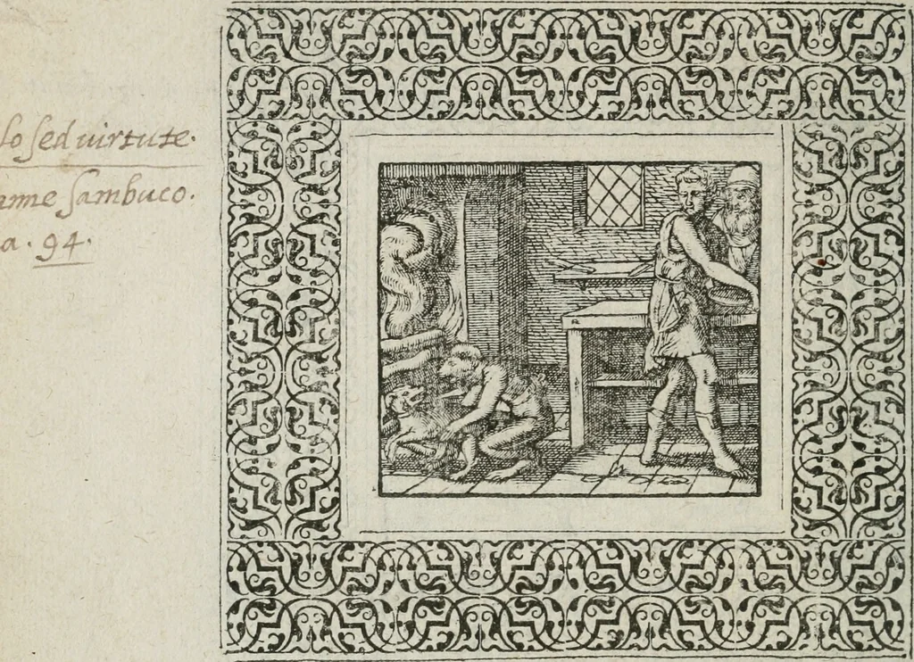 An illustration from A Choice of Emblemes, and other devises : For the moste parte gathered out of sundrie writers, Englished and Moralized. And divers newly devised, 1586, leaf 67
