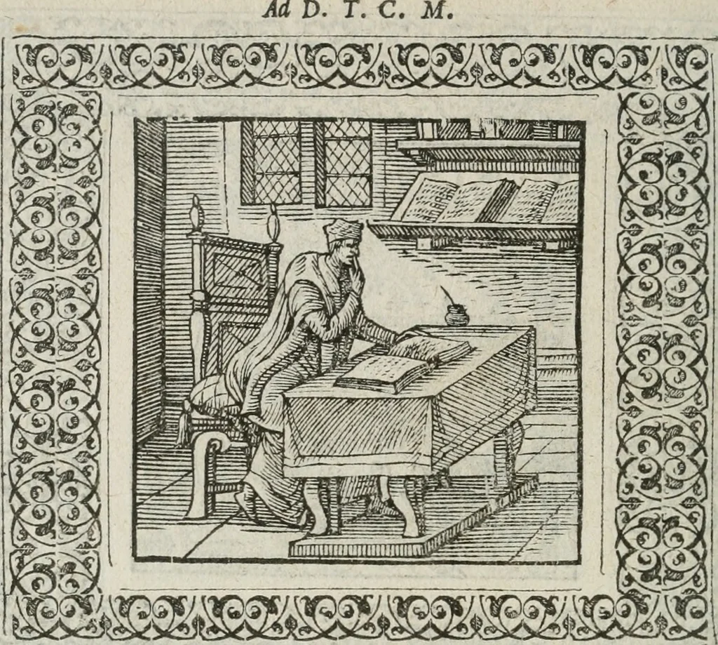 An illustration from A Choice of Emblemes, and other devises : For the moste parte gathered out of sundrie writers, Englished and Moralized. And divers newly devised, 1586, leaf 69