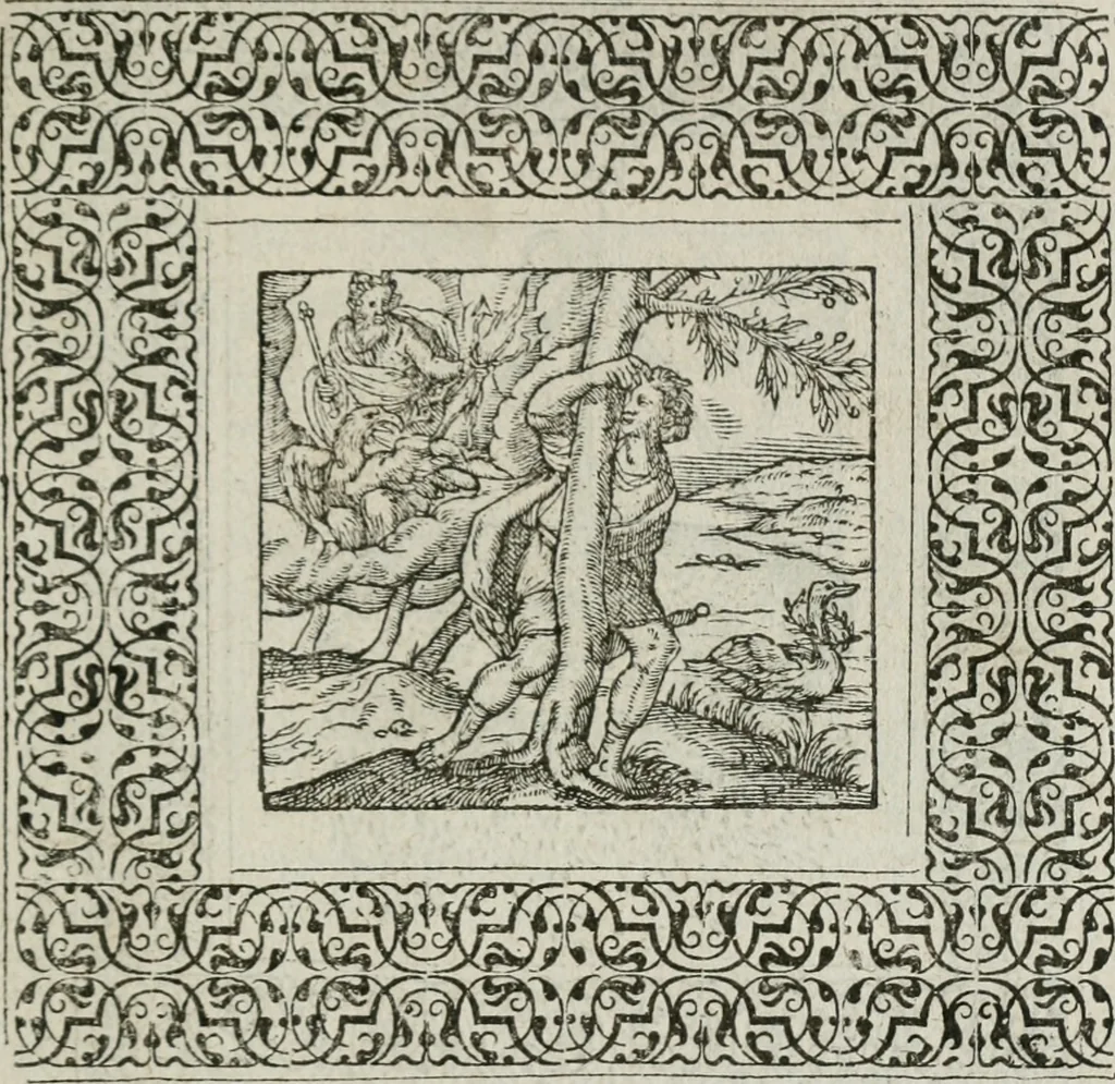 An illustration from A Choice of Emblemes, and other devises : For the moste parte gathered out of sundrie writers, Englished and Moralized. And divers newly devised, 1586, leaf 76